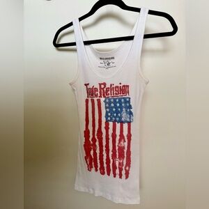 True Religion Ribbed Embellished Tank